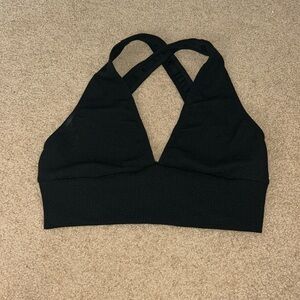 Black Going Out Crop Top